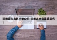 深圳云未来区块链公司[深圳未来云是骗局吗]